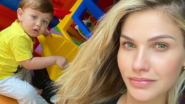 Andressa Suita surge brincando com Samuel e encanta a web - Divulgação/Instagram