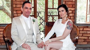 Recém-casados, Paulo Miklos e Renata Galvão - Cama de Gato, Amauri Nehn Photos/BrazilNews e Thiago Duran/AgNews