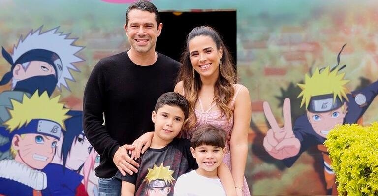 Wanessa Camargo e Marcus Buaiz com os filhos - Manuela Scarpa e Marcos Ribas/Brazil News