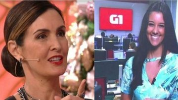 Apresentadora interagiu com sobrinha do ex-marido William Bonner - Divulgação/TV Globo