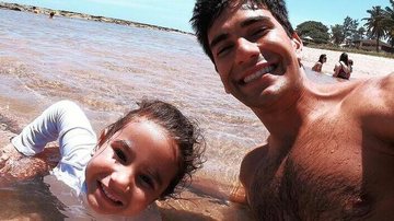 Hugo Moura com a filha Maria Flor - Reprodução/Instagram