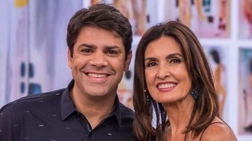 Fátima Bernardes se despede de Lair Renó, que deixará emissora após vinte anos de colaboração - Divulgação/Rede Globo