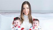 Fabiana Justus em clique belíssimo com as filhas gêmeas. - Divulgação/Instagram