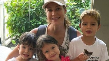 Luana Piovani ao lado dos seus três filhos - Foto/Instagram