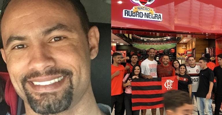 Goleiro Bruno é tietado por torcedores do Flamengo - Reprodução/Instagram
