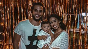 Bruno Guedes e Jade Seba mostram o batizado do filho, Zion - Instagram