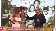 Atriz não segurou as lágrimas ao recordar dos parentes - Divulgação/TV Globo