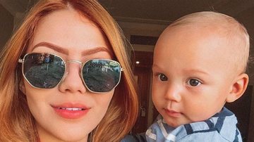 Sarah Poncio encanta ao aparecer ao lado do filho João - Instagram