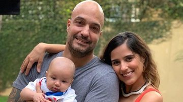 Camilla Camargo posa ao lado do marido e do filho, Joaquim - Instagram
