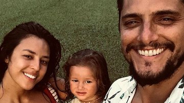 A atriz usou suas redes sociais para compartilhar com seus seguidores um momento muito fofo do marido ao lado da filha e da sobrinha - Instagram