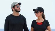 Fátima Bernardes e Túlio Gadêlha se exercitam no Rio - Dilson Silva/AgNews