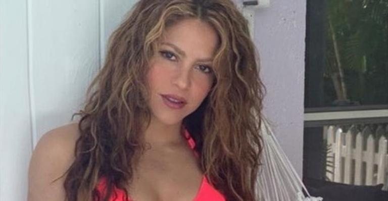 Shakira diverte a web ao surgir tentando malhar ao lado dos filhos - Divulgação/Instagram