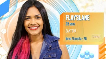Flayslane, nova participante do Big Brother Brasil 20 - Divulgação/TV Globo