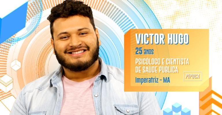 Victor, psicólogo confirmado no Big Brother Brasil - Divulgação/TV Globo