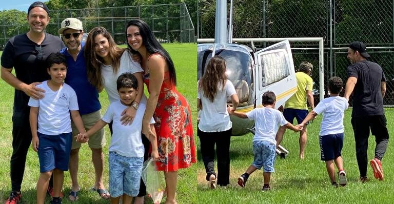Zezé Di Camargo lamenta fim das férias em família - Divulgação/Instagram