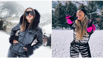 Anitta e Lexa em Aspen - Reprodução/Instagram