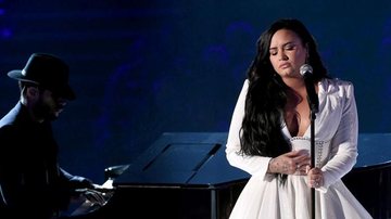 Demi Lovato volta aos palcos no Grammy e se emociona - Getty Images