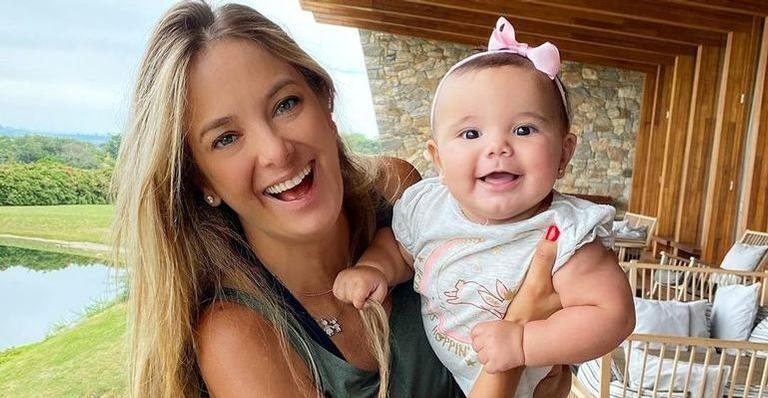 Ticiane Pinheiro com a filha caçula Manuella - Reprodução/Instagram
