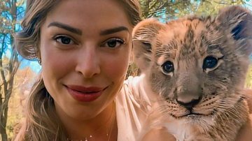Grazi Massafera deleta foto com filhote de leão - Reprodução/Instagram