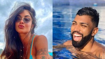 Gabigol e Aline Riscado curtem ensaio da Beija-Flor - Divulgação/Instagram
