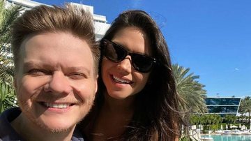 Thais Fersoza posa com Michel Teló em viagem para Orlando - Instagram