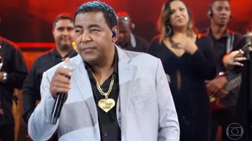 Web estranha comportamento do vocalista do Raça Negra - Reprodução/TV Globo