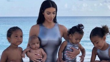 Kim Kardashian curte férias ao lado dos filhos nas Bahamas - Foto/Instagram