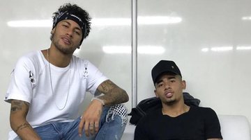 Gabriel Jesus se declara para Neymar Jr. e encanta web - Divulgação/Instagram