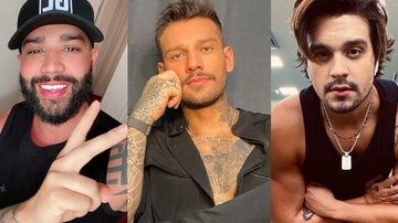 Gusttavo Lima, Lucas Lucco e Luan Santana surgem irreconhecíveis em foto antiga - Reprodução/Instagram