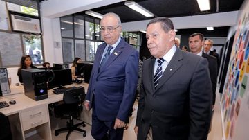 Vice-presidente da República Hamilton Mourão visita sede da TV Cultura - Divulgação