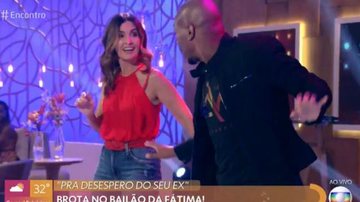 Fátima Bernardes dança hit do momento e vira meme na web - Divulgação/TV Globo