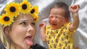 Esposa de Pyong posa com o filho recém-nascido e diverte web - Reprodução/Instagram