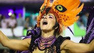Monique Alfradique surge deslumbrante em desfile da Grande Rio - Daniel Pinheiro/AgNews