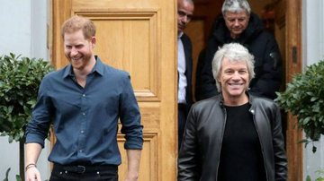 Príncipe Harry se encontra com Bon Jovi em estúdio - Getty Images