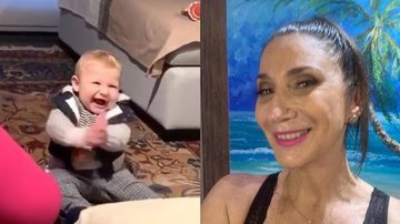 Zizi Possi canta para o neto e reação encanta internautas - Reprodução/Instagram