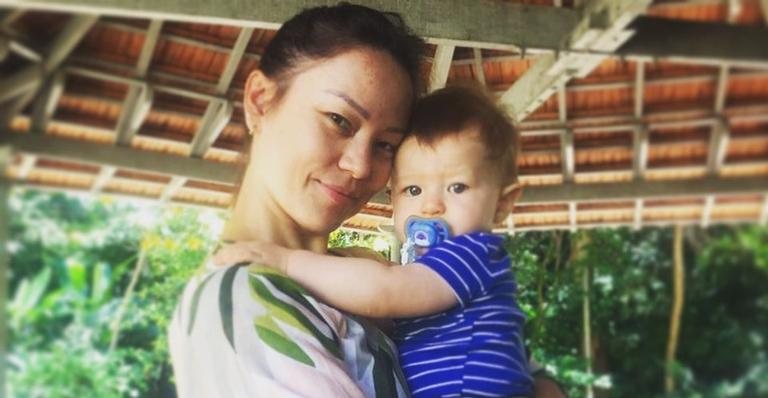 Geovanna Tominaga exibe marca da primeira escalada do filho - Reprodução/Instagram