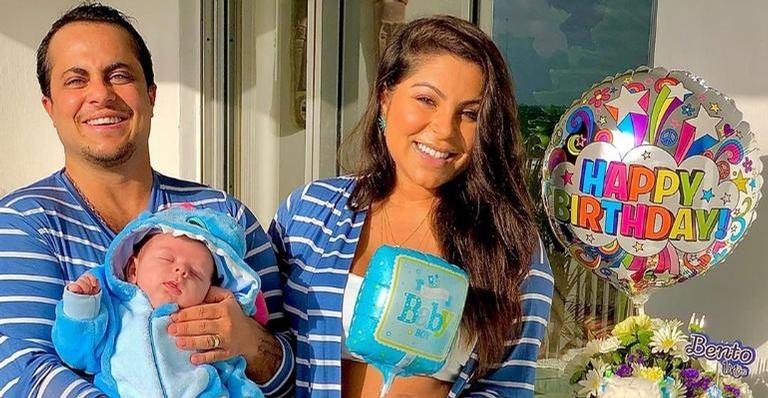Esposa de Thammy Miranda, Andressa Ferreira, encanta com novo clique do filho - Reprodução/Instagram