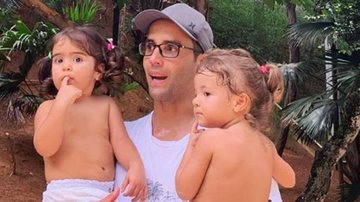 Daniel Cady encanta com vídeo brincando com uma das gêmeas - Instagram