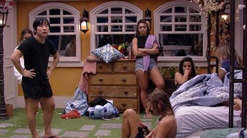 Brothers exageram e recebem punição após a festa - Reprodução/TV Globo
