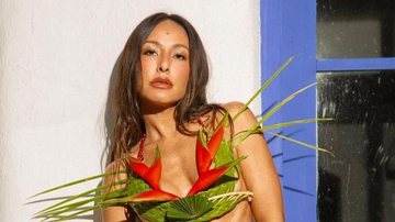 Sabrina Sato impressiona ao posar com biquíni de plantas - Reprodução/Instagram