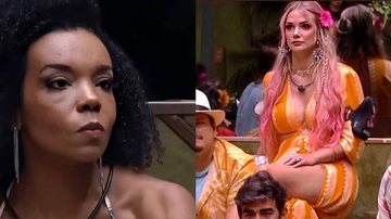 Thelma e Marcela conversam sobre a relação dentro do reality - Reprodução/Rede Globo