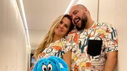 Tiago Abravanel e Ingrid Guimarães combinam looks ao realizarem quarentena na casa do ator - Instagram