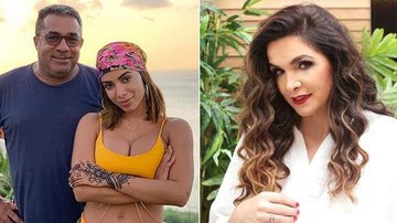 Namorando, pai da cantora Anitta flerta com Luiza Ambiel - Instagram