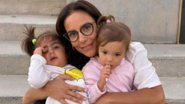 Ivete Sangalo brinca com as gêmeas Marina e Helena - Instagram