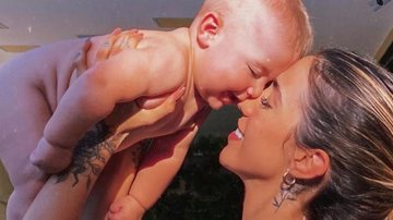 Gabi Brandt exibe filho dando beijinho e explode o fofurômetro na web - Instagram