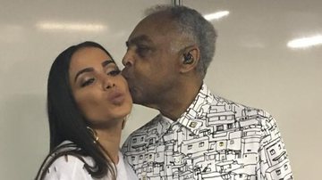 Mesmo atrasadinho, Gilberto Gil parabenizou Anitta por seu aniversário de 27 anos - Instagram