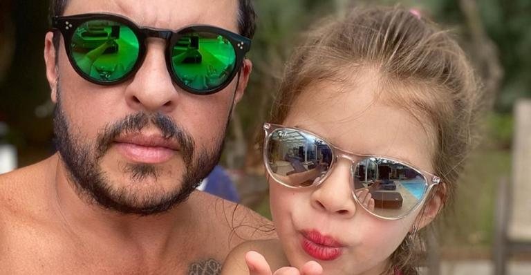Ceará fala da dificuldade de entreter a filha na quarentena - Instagram