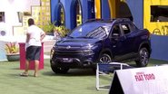 Babu encontra carro zero no gramado e fãs torcem por vitória - Reprodução/Globoplay