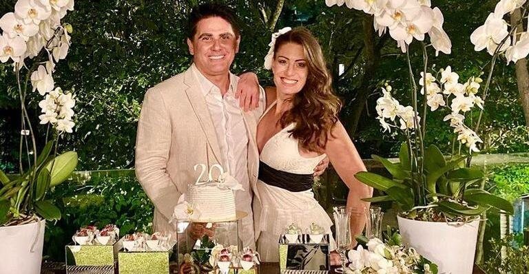 César Filho e Elaine Mickely renovam votos de casamento - Reprodução/Instagram