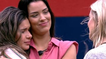 Marcela se despede de Gizelly e Ivy - Reprodução/TV Globo